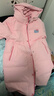 笛莎（DEESHA）笛莎女童2025年冬長(cháng)款多巴胺保暖羽絨服 蜜桃粉 140 曬單實(shí)拍圖