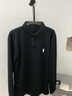 羅蒙（ROMON）長(cháng)袖t恤男通勤風(fēng)拉夫刺繡輕奢翻領(lǐng)高彈免熨燙男士POLO衫 藏 XL 曬單實(shí)拍圖