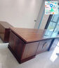 花梨木辦公桌書(shū)柜組合全實(shí)木老板桌椅帶側桌辦公室家具大班臺班桌 【花梨木】2.4米辦公桌+側桌 曬單實(shí)拍圖