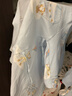 全棉時(shí)代新生嬰兒睡衣春秋抗菌風(fēng)柔棉和尚服連體衣服和袍 環(huán)球旅行66碼 曬單實(shí)拍圖