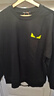 倉石一樹(shù)潮牌惡魔之眼2025秋冬新款圓領(lǐng)衛衣男寬松純棉加絨長(cháng)袖t恤上衣ins 黑色 L 曬單實(shí)拍圖