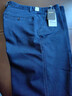 恒源祥春秋季新款男士純色寬松彈力高腰直筒牛仔褲爸爸中老年休閑長(cháng)褲子 曬單實(shí)拍圖