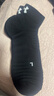 安德瑪（Under Armour）襪子男運動(dòng)籃球襪女秋冬跑步馬拉松襪子棉防臭毛巾底羽毛球短襪黑 曬單實(shí)拍圖