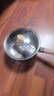 神田日本雪平鍋不銹鋼小奶鍋熱奶鍋煮面泡面鍋寶寶嬰兒輔食鍋進(jìn)口湯鍋 雪平鍋（含玻璃蓋+蒸格） 20cm 曬單實(shí)拍圖
