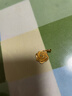 周生生新年禮物黃金吊墜 玫瑰花足金掛墜 不含項鏈72931P計價(jià) 3.2克 曬單實(shí)拍圖