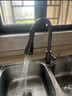 GuGuGo【德國】廚房水龍頭冷熱水器二合一洗菜盆抽拉式萬(wàn)向伸縮水槽龍頭 廚房抽拉水龍頭【三模式】槍灰 加厚不銹鋼丨配80CM原裝進(jìn)水管*2 曬單實(shí)拍圖