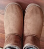 駱駝（CAMEL）雪地靴女百搭舒適暖絨平跟套筒保暖靴 L25W275157 咖色 38 曬單實(shí)拍圖