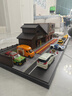 馳譽(yù)模型收藏家1:64 車(chē)模立體街道圍墻仿真微縮場(chǎng)景模型合金車(chē)展示盒造景 日式火車(chē)驛站(帶燈可放4~6輛車(chē)) 不含人偶和小車(chē) 曬單實(shí)拍圖