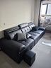 酷比得電動(dòng)沙發(fā)床意式極簡(jiǎn)三人位小戶(hù)型多功能伸縮真皮沙發(fā)客廳 【360°全真皮】S級頭層牛皮三人位3.1米.三功能 曬單實(shí)拍圖