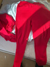 全棉時(shí)代男女保暖套裝【7A抗菌】風(fēng)柔棉柔暖秋衣秋褲套裝馬年本命年紅品 曬單實(shí)拍圖