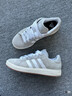 adidas「面包鞋」GRAND COURT BASE 00s休閑低幫板鞋男女阿迪達斯 淺灰/白色/樹(shù)脂黃   38 曬單實(shí)拍圖