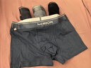 貓人【精梳棉-安心品質(zhì)】男士?jì)妊澞屑兠揲L(cháng)效抗菌蠶絲襠男生四角短褲 曬單實(shí)拍圖