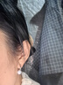 白嵐C型珍珠耳環(huán)S925銀耳飾耳釘女設計感時(shí)尚優(yōu)雅氣質(zhì)生日禮物送老 銀色-淡水珍珠8-8.5mm 曬單實(shí)拍圖