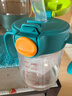 日康（rikang）水杯 兒童學(xué)飲杯吸管杯直飲杯帶重力球240ml B1066-3 黃綠 曬單實(shí)拍圖
