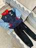 巴拉巴拉童裝兒童羽絨服男童春裝2025新款棒球服寶寶外套拜年服紅色上衣潮 曬單實(shí)拍圖