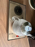 益茶福全自動(dòng)上水電熱水壺底部上水嵌入式電茶爐燒水壺燒水一體機玻璃煮茶壺保溫泡茶壺開(kāi)水壺 1L 保溫玻璃套裝SQ-008金色 曬單實(shí)拍圖
