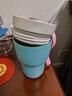 chakolab陶瓷涂層雙飲不繡鋼保溫杯辦公室高顏值咖啡杯上班車(chē)載學(xué)生保冰杯 曬單實(shí)拍圖