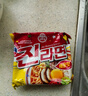 不倒翁韓國進(jìn)口 辣味金拉面120g*5包  潘帥同款泡面 香辣韓式方便面袋裝 曬單實(shí)拍圖
