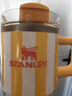 STANLEY保溫杯水杯吸管杯大容量不銹鋼保溫保冷杯男女禮物591ML黃白沙灘 曬單實(shí)拍圖
