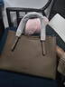百麗包包女新商場(chǎng)同款高級質(zhì)感通勤單肩斜挎手提包X7238DX5 灰色 F 曬單實(shí)拍圖