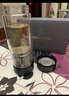 茶之戀茶水分離杯雙層玻璃茶杯便攜家用辦公商務(wù)送禮杯紅茶杯送生日禮物 墨玉黑 曬單實(shí)拍圖