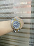 歐米茄瑞士正品手表男士機械表防水高檔奢華鑲鉆名牌精鋼帶男腕表 間金 曬單實(shí)拍圖