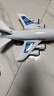 兒童玩具超大號31CM耐摔慣性飛機男孩仿真A380客機模型滑行玩具 31厘米A380飛機【配三只鐵皮車(chē)】 曬單實(shí)拍圖
