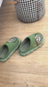 豬爸爸兒童拖棉鞋秋冬季室內男童親子女童可愛(ài)家居保暖寶寶棉拖綠色220 曬單實(shí)拍圖