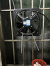 奧克斯（AUX）排氣扇油煙排風(fēng)扇家用廚房換氣扇壁掛式通風(fēng)扇強勁大吸力房間抽扇 25*25cm固定10寸墻窗直裝用孔距 曬單實(shí)拍圖