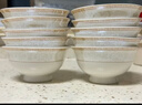 簡(jiǎn)約防燙吃飯碗套裝組合家用陶瓷餐具時(shí)尚小資4.5英寸高腳飯碗 4.5英寸 10個(gè) 防燙高腳碗 曬單實(shí)拍圖