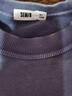 森馬（Semir）衛衣女冬重磅寬松落肩抓絨打底衫做舊復古街頭鹽系潮流套頭衫 紫色調00377 S 曬單實(shí)拍圖