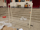 順優(yōu)衣架落地衣帽架掛衣架臥室客廳可移動(dòng)晾衣收納架白色150cmSY-404 曬單實(shí)拍圖