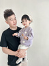 波步（BORBOON B）女童外套春季2026針織開(kāi)衫嬰兒上衣女寶寶薄毛衣春裝公主外出衣服 【紫色】6720 73 曬單實(shí)拍圖