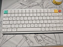NuPhy Air75 V3矮軸機械鍵盤(pán)三模無(wú)線(xiàn)藍牙gasket客制化 全鍵熱插拔靜音辦公筆記本通用 RGB雙色PBT鍵帽 Air75 V3白色-超紅軸 曬單實(shí)拍圖