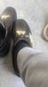 斯凱奇（Skechers）閃穿男鞋足弓支撐商務(wù)休閑鞋一腳蹬腳寬腳皮鞋205517 曬單實(shí)拍圖
