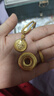 第一福百福平安扣黃金古法足金999護身符收藏傳承送男友生日禮物新年 15g【中版】 曬單實(shí)拍圖