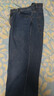 優(yōu)衣庫男裝女裝寬松直筒牛仔褲/水洗產(chǎn)品休閑丹寧長(cháng)褲褲子482864 66 藍色 32 /170/82A 曬單實(shí)拍圖