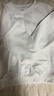 小豬班納（PEPCO）兒童衛衣春秋季男女童保暖打底衫女孩校服內搭學(xué)校親膚柔軟上衣 【柔軟親膚校服打底衫】BY白色 120 【推薦體重37-45斤】 曬單實(shí)拍圖