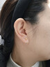 曼卡龍黃金耳釘足金女款 星芒繞線(xiàn)耳飾一對簡(jiǎn)約日常小巧送女友新年禮物 星芒繞線(xiàn)耳釘 0.8g 曬單實(shí)拍圖