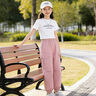 班尼路（Baleno）童裝【春季上新】女童褲子春秋款2026新款兒童戶(hù)外工裝褲速干長(cháng)褲 紫 160 曬單實(shí)拍圖