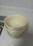 佩爾森奶油風(fēng)米飯碗家用2025新款高顏值陶瓷吃飯碗盤(pán)餐具4.75英寸4只裝 曬單實(shí)拍圖