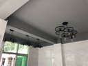 戀尚燈飾 loft復(fù)古工業(yè)風(fēng)餐廳吧臺(tái)咖啡廳田園茶樓服裝店網(wǎng)吧鐵藝車輪吊燈 六頭款 4瓦暖光 曬單實(shí)拍圖