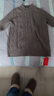 皮爾卡丹（pierre cardin）高端品牌男士100%特級純羊絨衫冬季加厚保暖商務(wù)高領(lǐng)套頭毛衣 灰色半高領(lǐng) 660克加厚 高檔禮盒裝 2XL 180 建議155-170斤 曬單實(shí)拍圖