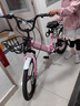 永久（FOREVER）兒童自行車(chē)6-10歲以上兒童山地車(chē)女折疊單速大童自行車(chē) 22寸粉色 曬單實(shí)拍圖