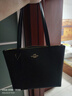 蔻馳女包奢侈品托特包大牌輕奢女士單肩手提包情人節禮物 胡桃木色配黑色CBT18IMXAQ 曬單實(shí)拍圖