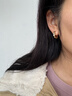 AJIDOU耳環(huán)女歐美高級感潮酷時(shí)尚耳環(huán)送女友生日禮物 金色 2個(gè) 曬單實(shí)拍圖