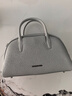 百麗云貝波士頓女包新款時(shí)尚保齡球包真皮斜挎手提包BL881AX6 云母藍 F 曬單實(shí)拍圖