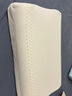 泰國天然乳膠枕頭一對裝護頸枕睡眠頸椎病深度睡覺(jué)專(zhuān)用硅膠枕芯 乳膠顆粒按摩枕一對 純色 40*60cm【送內枕套】 曬單實(shí)拍圖