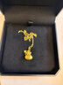 中國黃金（CHINA GOLD）福袋黃金項鏈女足金福祿錢(qián)幣吊墜新年情人節禮物送女友老婆 【京速達】足金福袋吊墜約1.0g*配銀鏈 曬單實(shí)拍圖