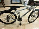 金武端自行車(chē)成人山地車(chē)公路賽車(chē)單車(chē)騎行變速超輕越野中學(xué)生初中青少年 頂配版-輻條輪-白黑色 26寸21速 曬單實(shí)拍圖